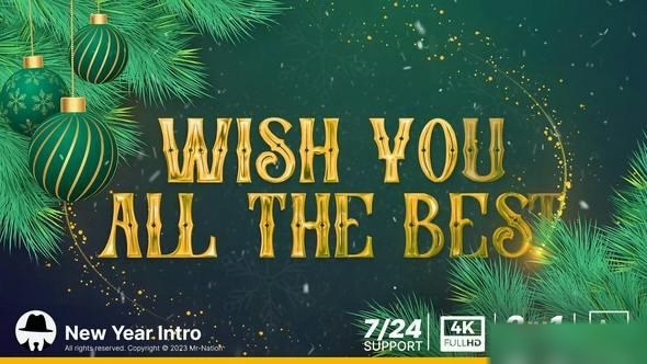 Videohive New Year Intro Opener Openers template preview