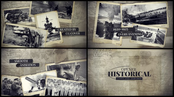 Videohive History Opener 60021387 Video Displays template preview