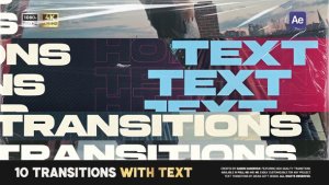 Videohive Text Transitions 56438334 Elements template preview
