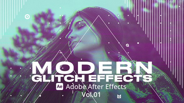 Videohive Modern Glitch Effects 01 Ae Elements template preview