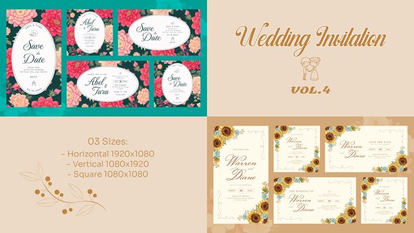 Videohive Beaming Wedding Invitation Openers template preview
