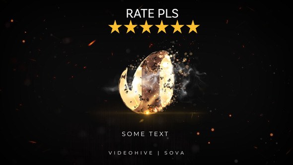 Videohive Golden Grunge Logo Logo Stings template preview