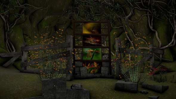 Videohive Nature Slideshow Mockup Pack Video Displays template preview