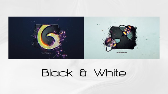Videohive Aqua Particles Logo Reveal Logo Stings template preview