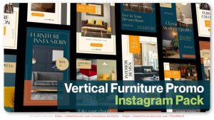 Videohive Vertical Furniture Promo - Instagram Pack Openers template preview