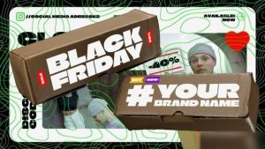 Videohive Cardboard Boxes Sale Promo Product Promo template preview