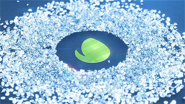 Sparkling Diamonds – Company Logo Reveal Video Displays template preview