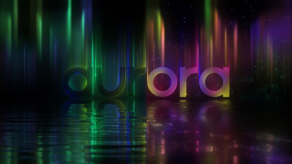Videohive Northern Lights Logo Logo Stings template preview