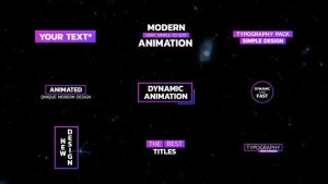 Videohive Minimal Titles and Gradient | After Effects Titles template preview