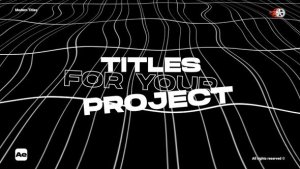Videohive Modern Titles  After Effects Titles template preview