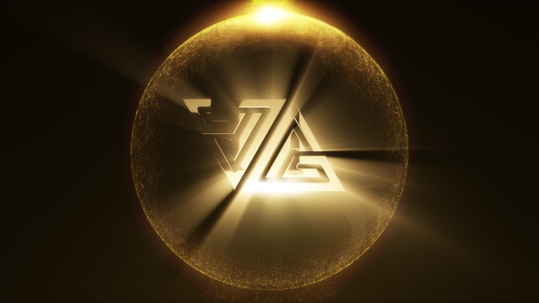 Videohive Golden Logo 36593847 Logo Stings template preview