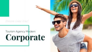 Videohive Tourism Agency Presentation Video Displays template preview