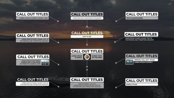 Videohive Call-Out Titles | AE Titles template preview