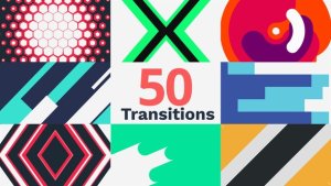 Transitions Video Displays template preview