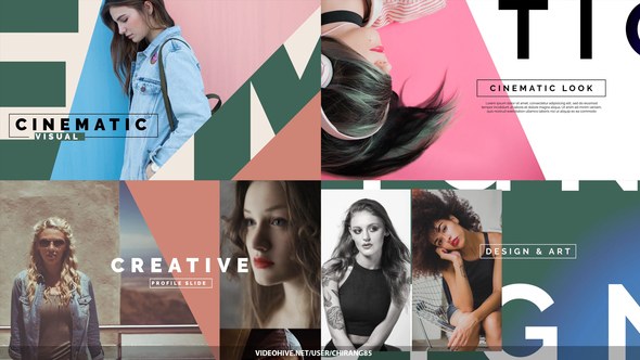 Videohive Stylish Slide Cool Video Displays template preview