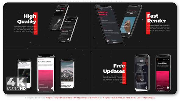 Videohive High Quality App Promo | A08 Product Promo template preview