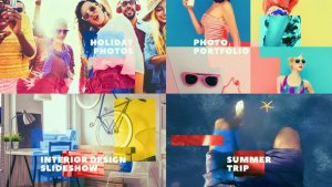 Universal Slideshow Video Displays template preview