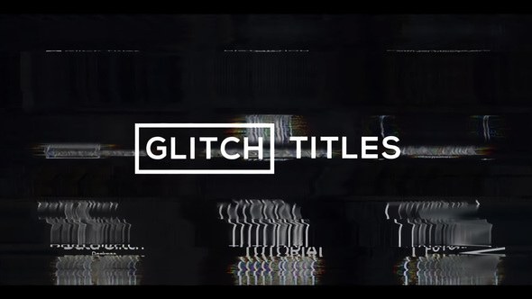 Videohive Glitch Modern Titles & Lower Thirds Titles template preview