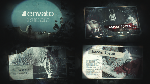 Videohive Horror Title Sequence Openers template preview