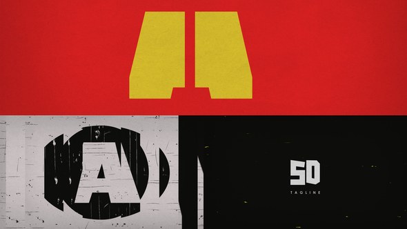 Videohive Modern Intro Logo Logo Stings template preview