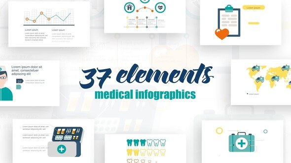 Infographics Vol.3 Video Displays template preview