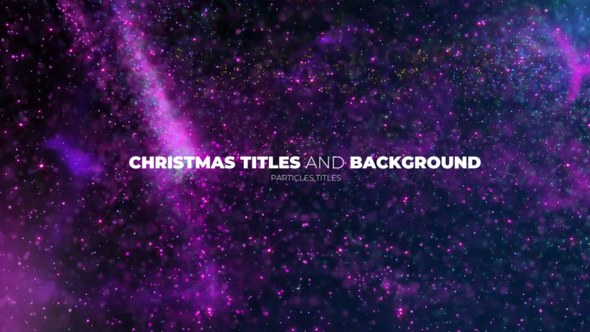 Videohive Colorful Christmas Opener with Particles Elements template preview
