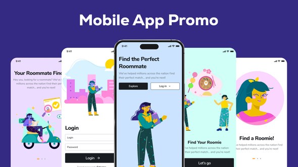Videohive Mobile App Promo 55124362 Product Promo template preview