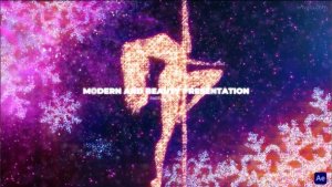 Videohive Particles and Creative Christmas Opener Video Displays template preview