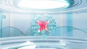 Videohive Tech Logo Hexagon Ball Logo Stings template preview