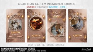 Videohive Ramadan Instagram Stories 57365233 Ramadan template preview