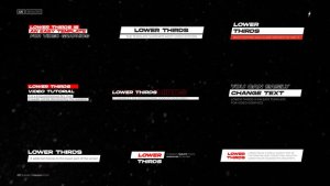 Videohive Lower Thirds 3.0 | After Effects 54653638 Elements template preview