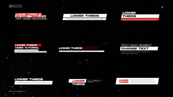 Videohive Lower Thirds 3.0 | After Effects 54653638 Elements template preview