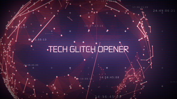 Videohive Technology Glitch Opener Titles template preview