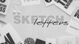 Videohive Sketch Letters Titles template preview