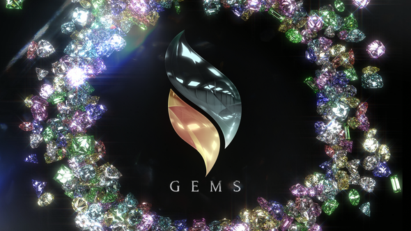 Videohive Gem Logo Reveal Logo Stings template preview