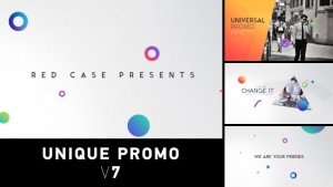 Unique Promo v7 | Corporate Presentation Video Displays template preview