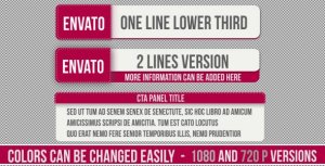 MP Lower Third Video Displays template preview