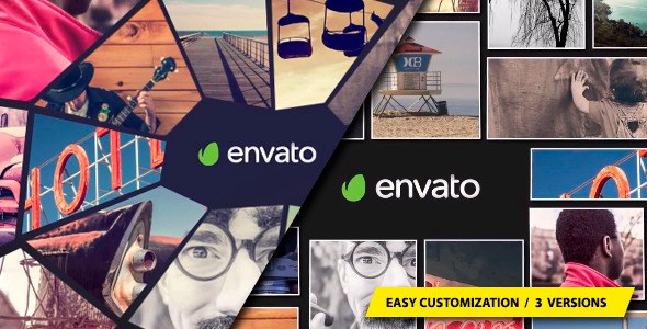 Videohive Photo Mosaic Logo Logo Stings template preview