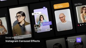 Videohive Reels - Instagram Carousel Effect After Effects Project Files Product Promo template preview