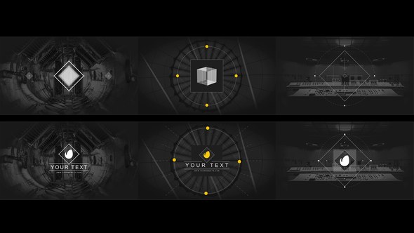 Videohive Geometric Logo Reveal (3 Versions) Logo Stings template preview