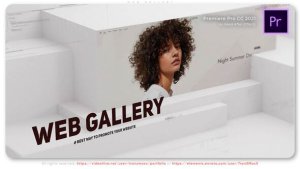 Web Gallery Premiere Pro template preview