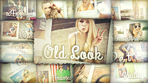 Videohive Polaroid Photo Album Video Displays template preview