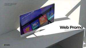 Videohive Minimalist Monitor Mockup V0.2 Video Displays template preview