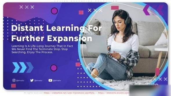 Videohive Online Education Promotion Openers template preview