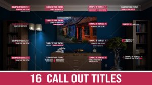 Videohive Call Out Titles Pack Infographics template preview