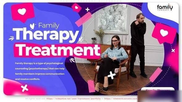 Videohive Family Therapy Slideshow Openers template preview
