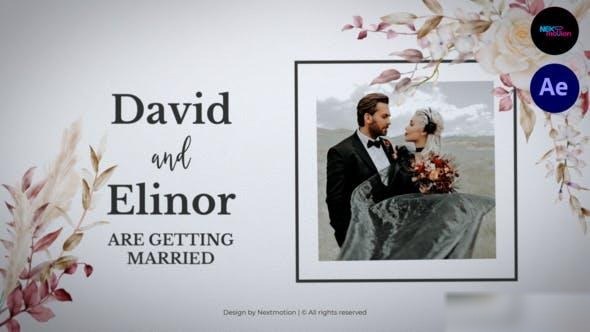 Videohive Wedding Invitation Slideshow 49601674 Openers template preview