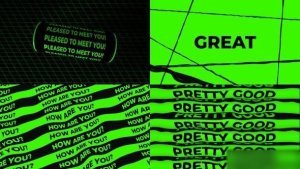 Videohive Abstract Text And Backgrounds Titles template preview