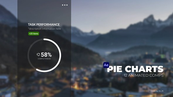 Videohive Infographics Pie Charts Infographics template preview