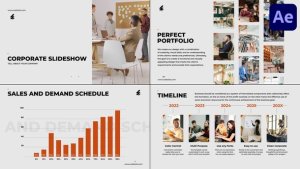 Videohive Clean Corporate Annual Report for After Effects Openers template preview